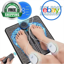Electric Foot Massager Pad EMS Muscle Stimulator Relaxation Fitness Trainer