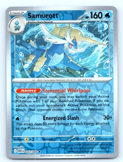 Samurott 023/086 ~ English Near Mint