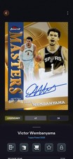 2026 Topps NBA Collect Finest Gold /50 Masters Victor Wembanyama Auto DIGITAL