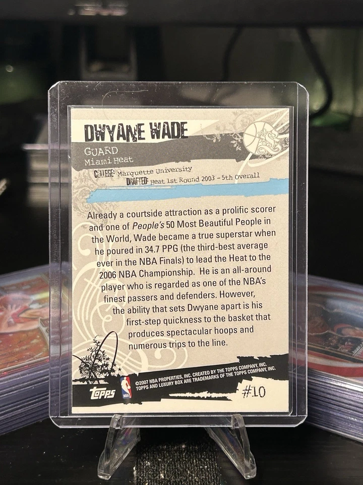 2006-07 Luxury Box 10 Dwyane Wade - Image 2 of 2