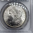 1921 D Morgan Silver Dollar PCGS MS64