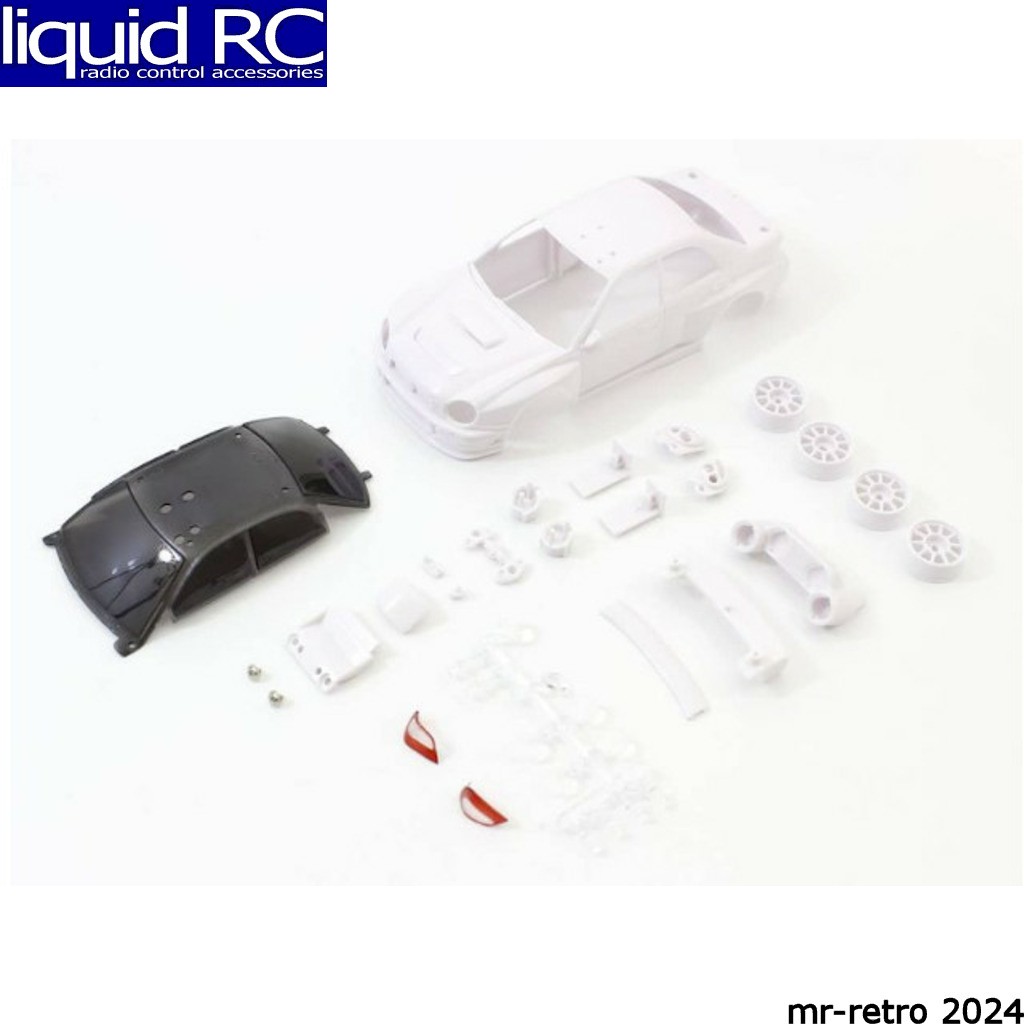 Kyosho MZN200 Impreza WRC 2002 White Body Set w/Wheel Mini-Z | eBay