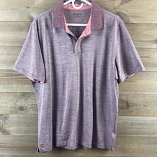 Untuckit Mens Shirt Hannifer Polo Golf Performance Casual Preppy Size XL