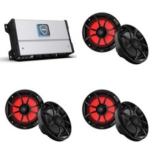 Wet Sounds HTM-6 - HTM Series Amplifier 900 Watt Full-Range Class-D 85x6 Watt...