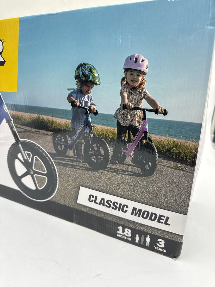 BICICLETA DE EQUILIBRIO STRIDER CLASSIC 12" PARA NIÑOS - AZUL Foto 4 de 4