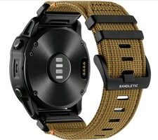 Bandletic Compatible with Garmin Fenix 8 51mm 7X 6X 5X Watch Band - 26mm Quick F