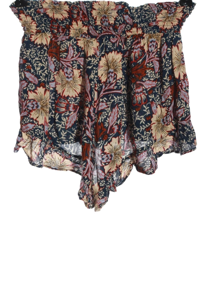 URBAN OUTFITTERS Short de bain Dames Pantalon court T EU 34 bleu-crème-rouge - Photo 2/4