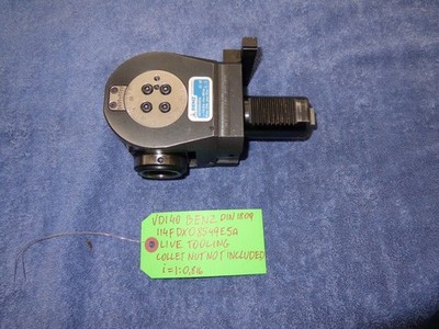 BENZ VDI 40 DIN 1809 LIVE TOOLING 114FDX08549E5A COLLET NUT NOT INCLUDED