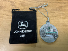 John Deere 2014 Pewter Christmas Ornament Series 19