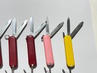 Lot of 5 Victorinox Classic Swiss Army Knives - Red - Yellow - Pink — photo 9
