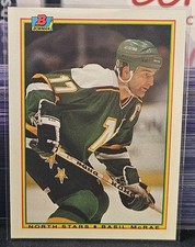 90-91 Topps Bowman Basil McRae 🚨🚨🚨 Minnesota North Stars 