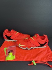 Nike Zoom Pole Vault Elite Track Shoes Coral Crimson Men's Size 10.5 FZ9649-600