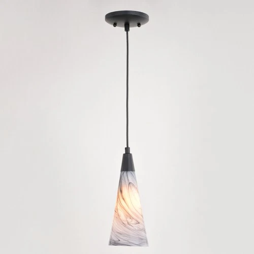 Vaxcel Lighting P0409 Milano 4"W Mini Pendant - Black - Picture 6 of 12