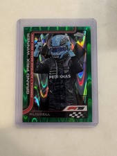 2025 Topps Chrome F1 George Russell Green Raywave Refractor /99 #103