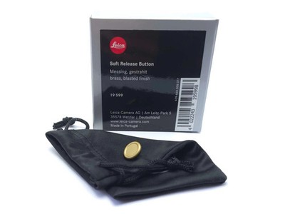 Leica Soft Release Button Brass Blasted 19599 for Q3, M Cameras  *NEW*