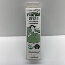 Legendairy Milk Pumping Spray Natural Lubricant for Breast Pump Flanges 2 fl oz