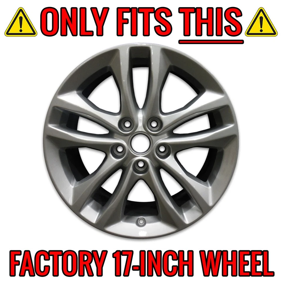 Tapacubos tapacubos tapacubos negros de 17" para Malibu LT Hybrid 2016-2018 Foto 4 de 4