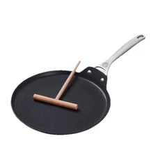 Le Creuset Toughened Nonstick PRO Crepe Pan with Rateau, 11"