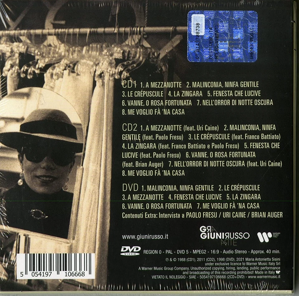 Giuni Russo Jazz A Casa Di Ida Rubinstein [With Bonus (CD) - Bild 2 von 2