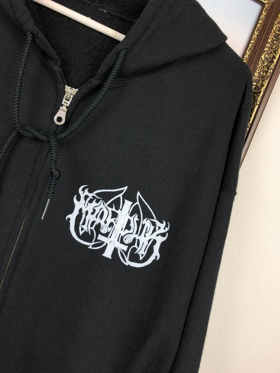 Vintage 2000's Marduk Black Metal Hoodie Rare Shirt Over Print
