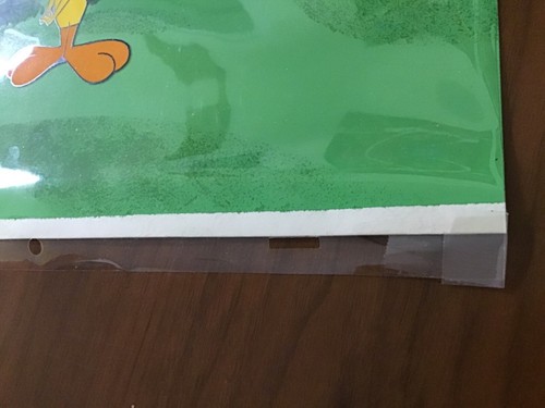 TWEETY ANIMATION PRODUCTION CEL & PAINTED BACKGROUND SCENE - CUTE & NICE! - Picture 4 of 5