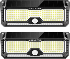 2-Pack Outdoor Waterproof LED Security Solar Light Sensor Lights Wall Lights