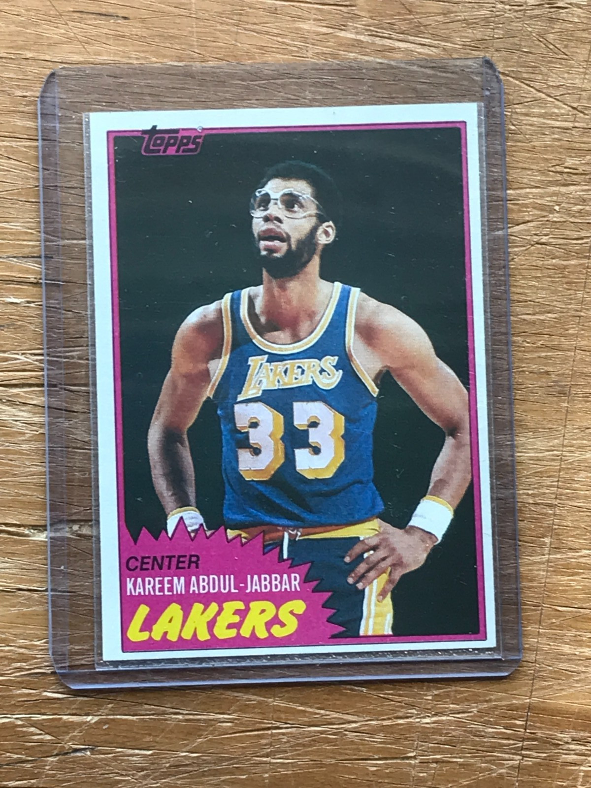 1981 82 TOPPS KAREEM ABDUL-JABBAR #20