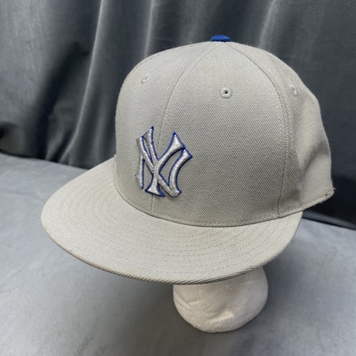 New York Yankees NY Grey Hat American Needle Fitted 7 3/4 Cooperstown Collection - Picture 4 of 24