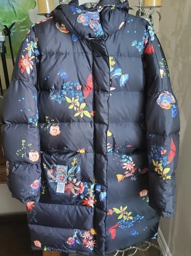Reversible Hooded Down Puffer Coat 