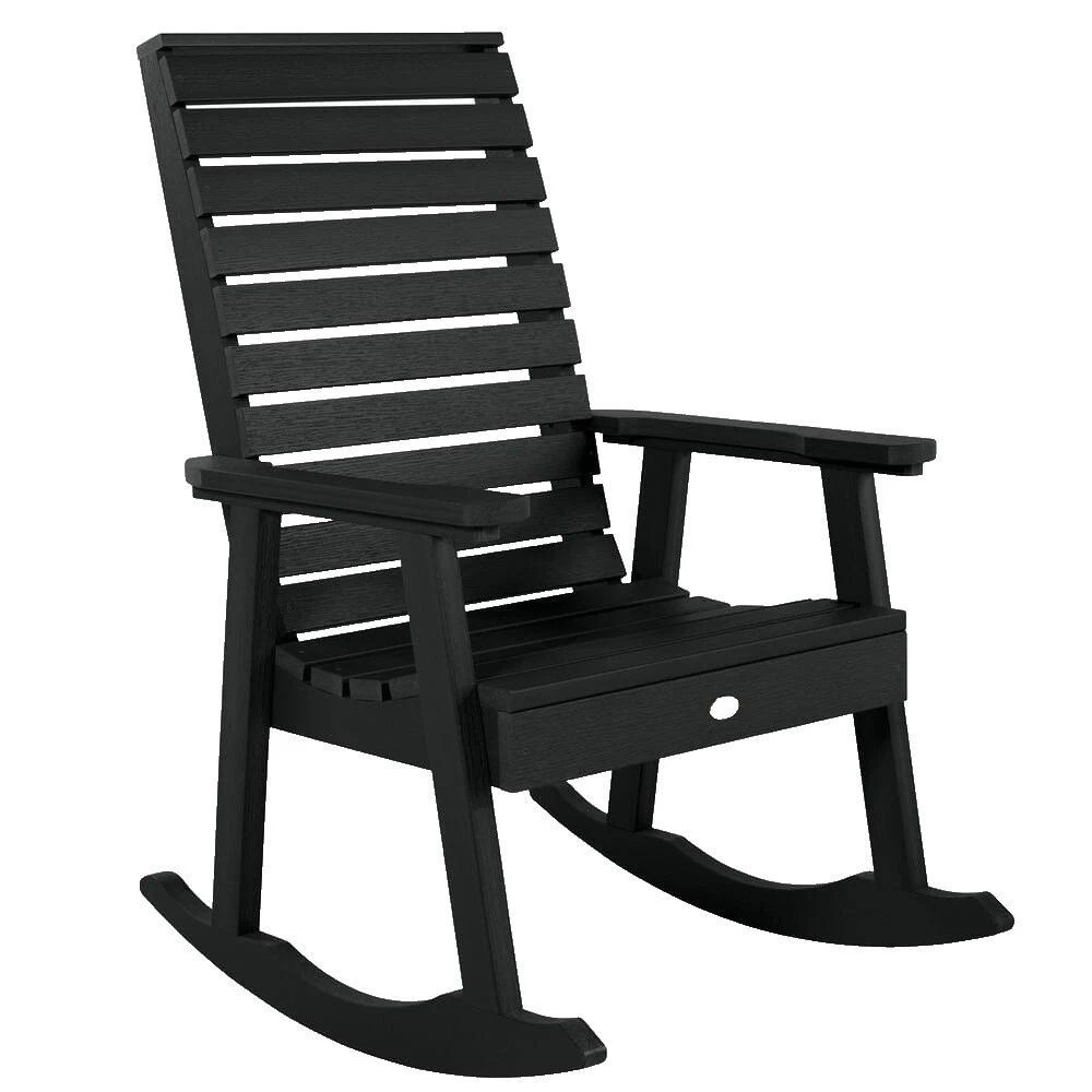 Wooden Black Rocking Chairs Patio Chairs