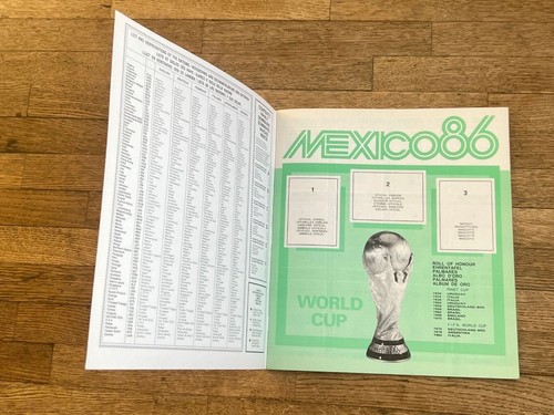 Album figurine PANINI MEXICO 86 EMPTY Vide Vuoto Leer wc wm 1986 sticker TOP - Picture 2 of 24