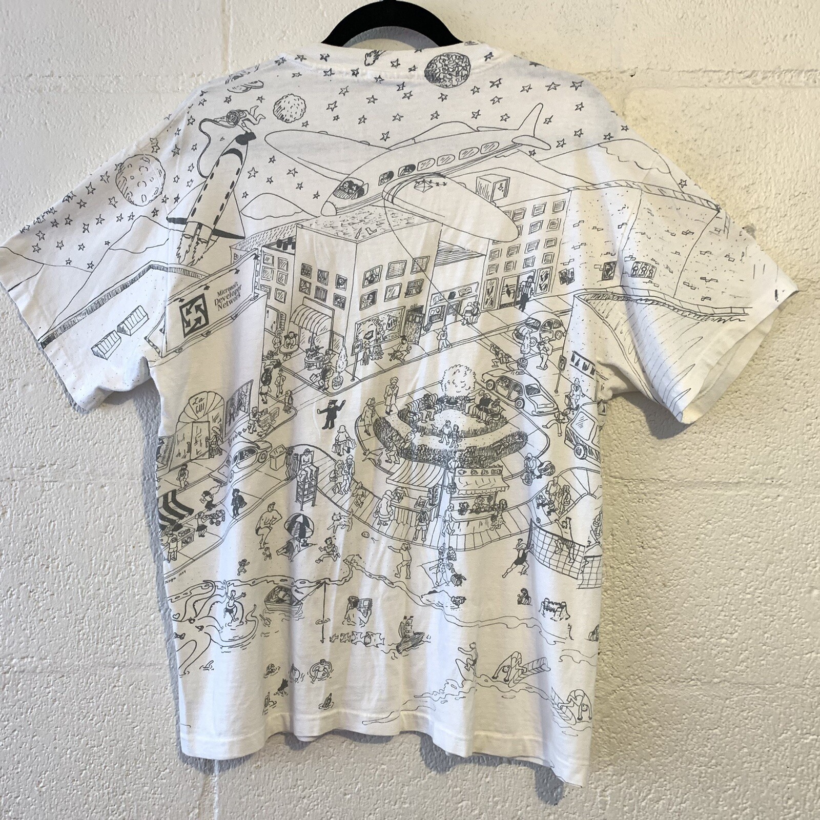 RARE Microsoft Developer Network  1995 Large T Sh… - image 5