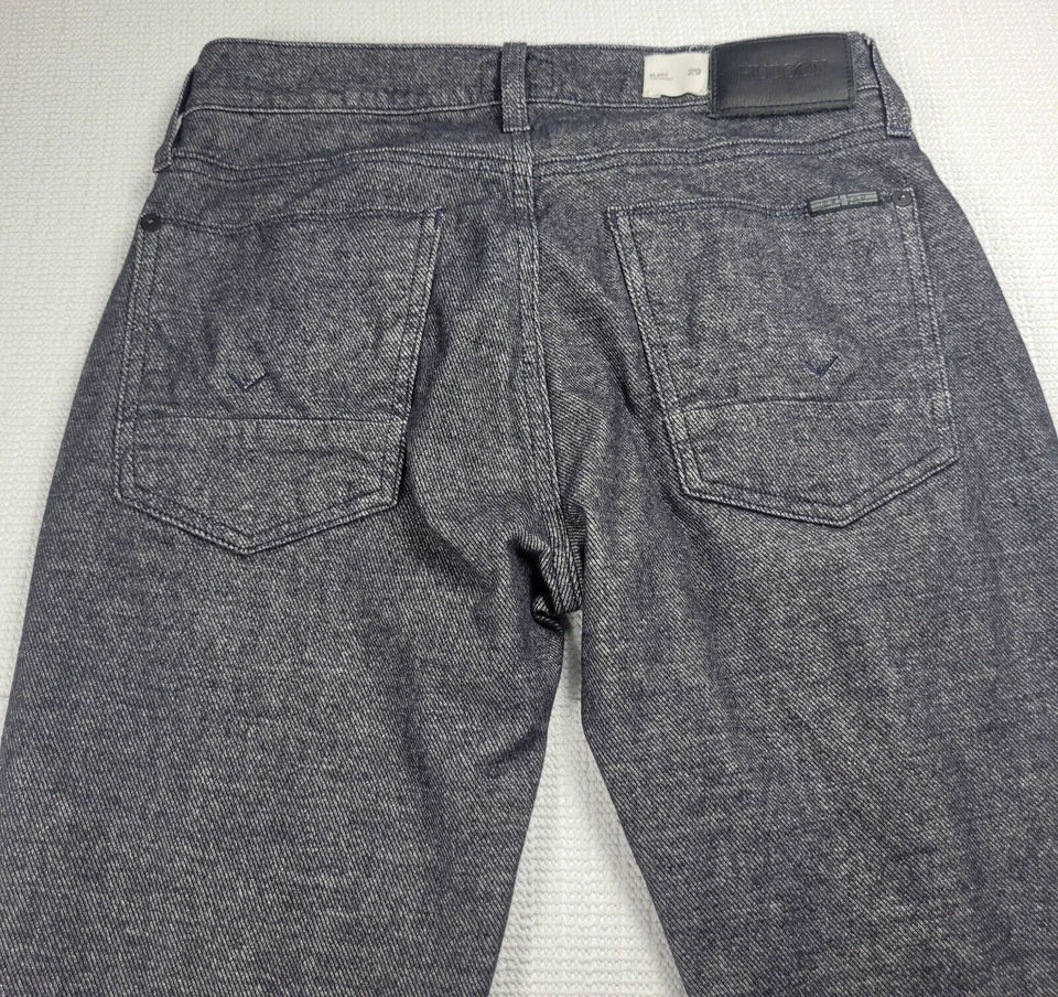 Pantalones de mezclilla Hudson Blake ajustados pierna recta para hombre talla 29x31 LEER Foto 4 de 4