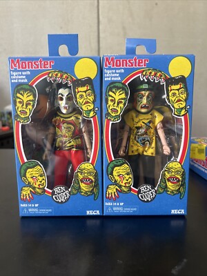 NECA Ben Cooper Dracula & Witch Monster Action Figure Costume/Mask Collectible