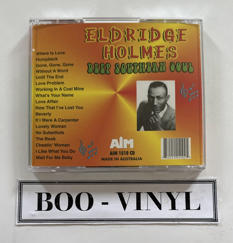 Eldridge Holmes - Deep Southern Soul  Cd Album Rhythm N Blues NM / M Condition - Image 2 of 4