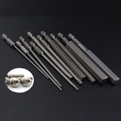 3/4/5/7/9x Hex Key Allen Bit Set Quick Change Connect impact driver drill metric