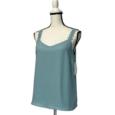 Nordstrom Rack Lace Strap Camisole In Blue Mineral, S | eBay