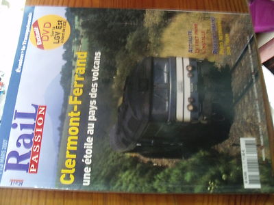 μ?. Revue Rail Passion n°113 + DVD ICE sur LGV EST BB437000 FREIGHT Clermont Ferran