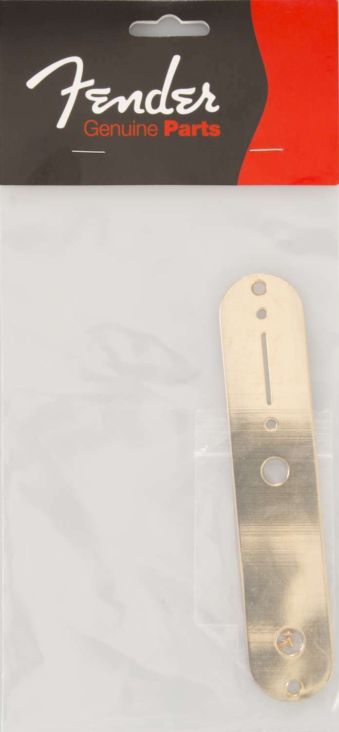 Control Plate Fender Telecaster Gold 0992058200 - Holes 10mm - Guitar Tele