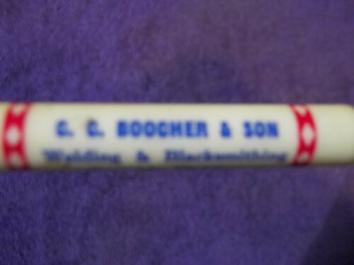 Advertising Pockert Screwdriver-C.C.BOOCHER & SON,WELDING &,,TIPP CITY,OHIO - Picture 2 of 6