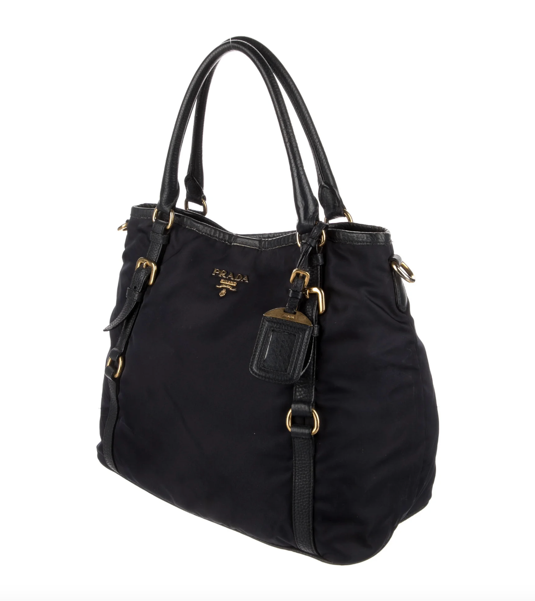 バッグ PRADA Tessuto Nylon & Leather Tote Bag 💥PRADA Tessuto nylon and leather tote bag | eBay