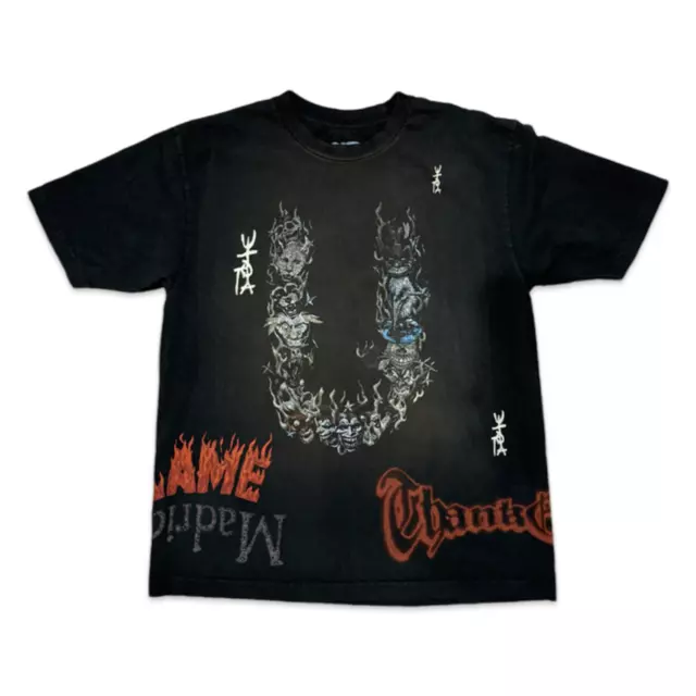 Travis Scott Utopia Spain Exclusive Flame Black Tee