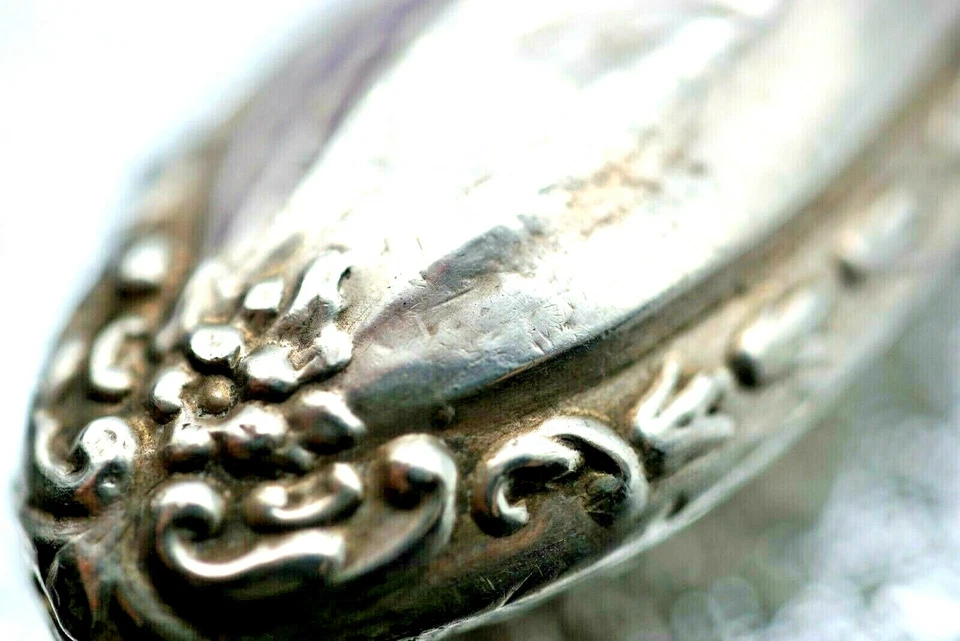 Antique Button Hook Sterling Silver Handle Edwardian 1908 - Image 3 of 4
