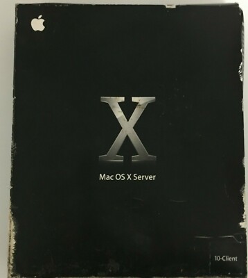 Apple Mac OS X Server 10-Client License Sealed Box M9235Z/A | eBay