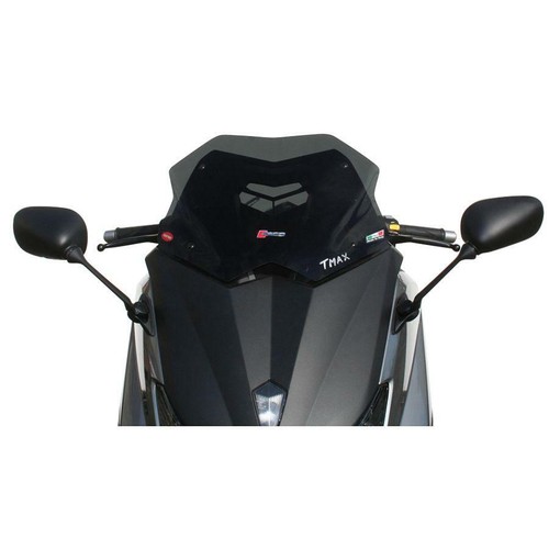 Cupolino Ermax Sport 45cm Per Yamaha T-MAX 530 2012-2016 - Fumé Nero Chiaro Con Kit Viti - Foto 4