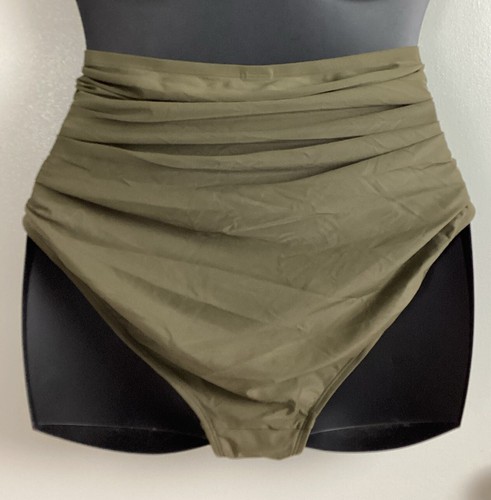 3x 24/26 donna blu costal drappeggiato verde oliva lati arricciati nuovo con etichetta - Foto 5 di 12