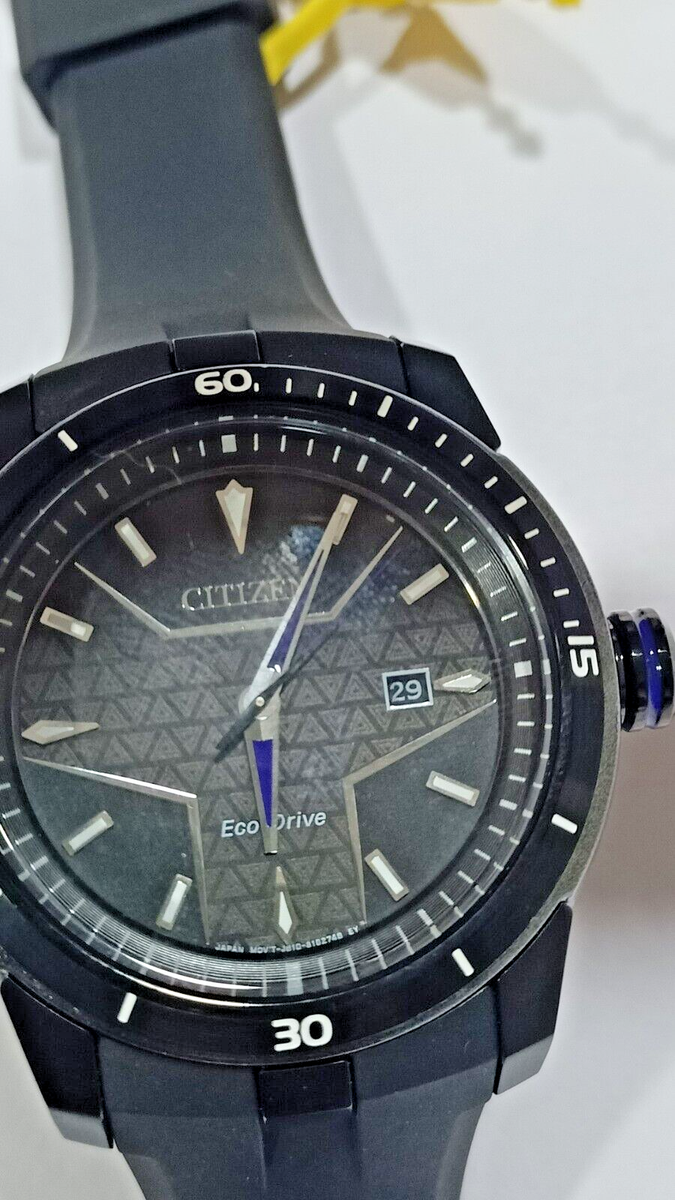 J810-S118697 CITIZEN MARVEL BLACK PANTHER ECO-DRIVE MEN'S WATCH JC