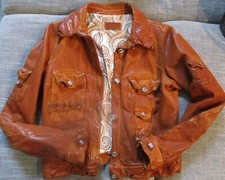 Santacroce Firenze Womans Genuine Leather Jacket Made In Italy