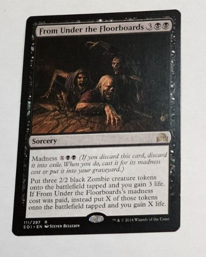MTG From Under The Floorboards 111 SOI Shadows Over Innistrad Rare LP x1