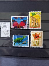 TIMBRES N°3332** A 3335** FAUNE ET FLORE ANNEE 2000